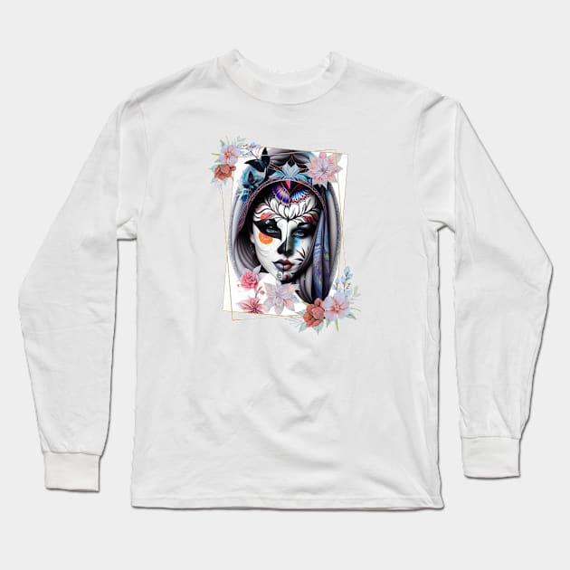 Galactic Mary Magdalene Long Sleeve T-Shirt by Mazzlo Shop